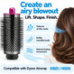 Große runde Volumenbürste für Dyson Airwrap HS01, HS05, Iron / Fuchsia