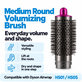 Mittlere runde Volumenbürste für Dyson Airwrap HS01, HS05, Iron / Fuchsia