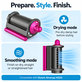 Coanda Glättungs- und Trocknungsaufsatz für Dyson Airwrap HS05, Iron / Fuchsia