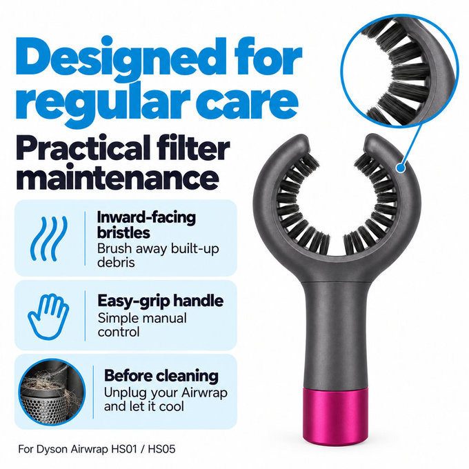 Filter-Reinigungsbürste für Dyson Airwrap HS01, HS05