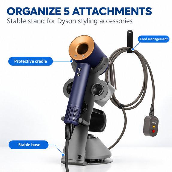 Universeller Organizer-Ständer für Dyson Styling-Zubehör