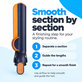 Haarglättungsaufsatz für Dyson Airwrap HS01, HS05, HS08