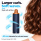 Kurzer Lockenaufsatz für Dyson Airwrap HS01, HS05, 40 mm, Prussian Blue / Rich Copper