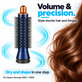 Kleine runde Volumenbürste für Dyson Airwrap HS01, HS05, Prussian Blue / Rich Copper