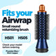 Kleine runde Volumenbürste für Dyson Airwrap HS01, HS05, Prussian Blue / Rich Copper