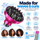 Wave + Curl Diffusor für Dyson Airwrap HS05, Fuchsia
