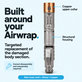 Hauptgehäuse für Dyson Airwrap HS01, HS05, Nickel / Copper
