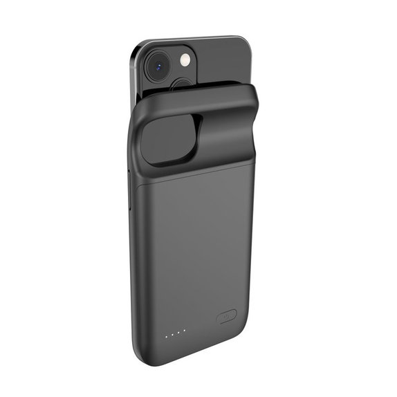 Powerbank Powercase 4700mAh für iPhone 12 Mini / 13 Mini, schwarz, Tech-Protect