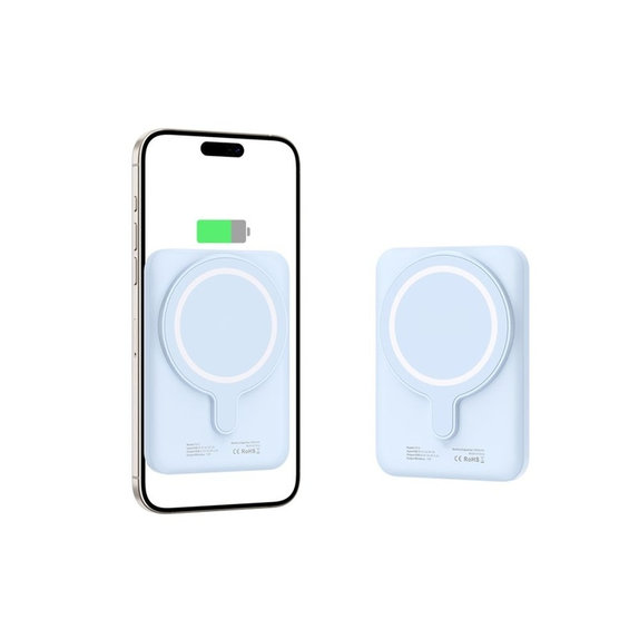 Powerbank PB10 Lifemag MagSafe 5000mAh, blau, Tech-Protect
