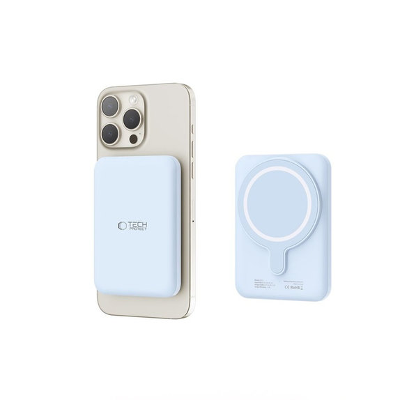 Powerbank PB10 Lifemag MagSafe 5000mAh, blau, Tech-Protect