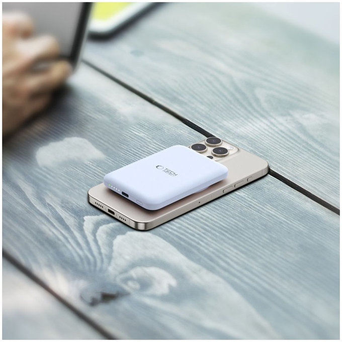 Powerbank PB10 Lifemag MagSafe 5000mAh, blau, Tech-Protect