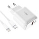 Netzladegerät C20W 2-PORT PD 20W / QC3.0 + Lightning Cable, weiß, Tech-Protect