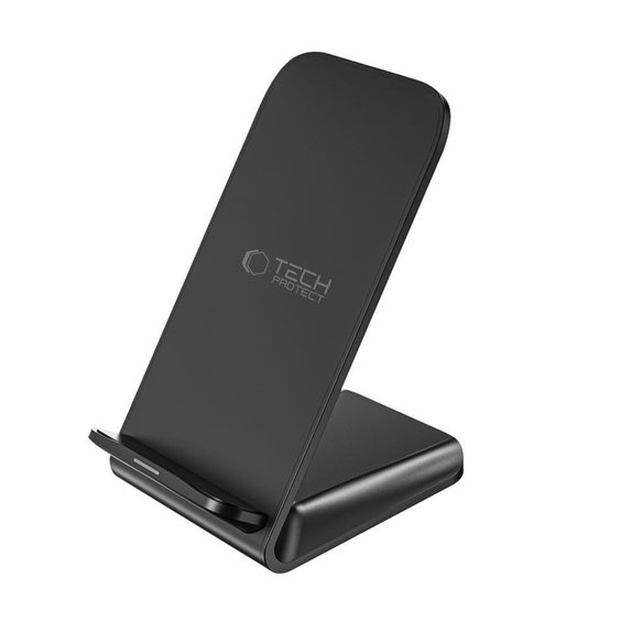 Kabelloses Ladegerät QI15W-S2 15W, schwarz, Tech-Protect