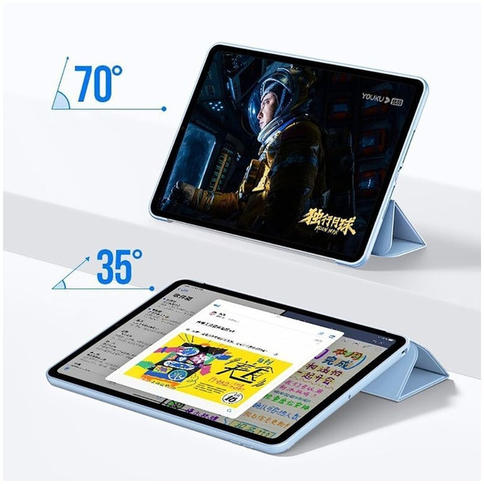 Hülle Smart für iPad 10.9" 10 / 2022 / 11" 11 / 2025, blau, Tech-Protect