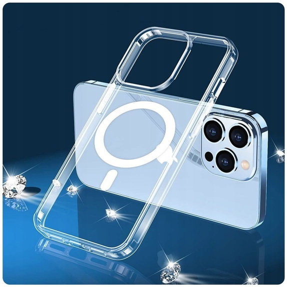 Hülle FlexAir Hybrid MagSafe für Samsung S23, transparent, Tech-Protect