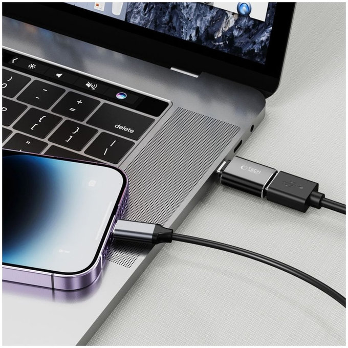 Adapter Ultraboost USB-C To USB OTG, schwarz, Tech-Protect