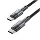 Kabel Ultraboost USB-C Cable PD 60W / 3A 25CM, grau, Tech-Protect