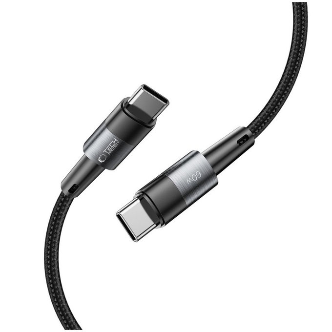 Kabel Ultraboost USB-C Cable PD 60W / 3A 25CM, grau, Tech-Protect