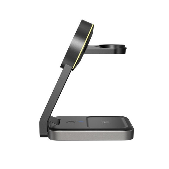 Kabelloses Ladegerät QI15W-A28 3IN1 Magnetic MagSafe, schwarz, Tech-Protect