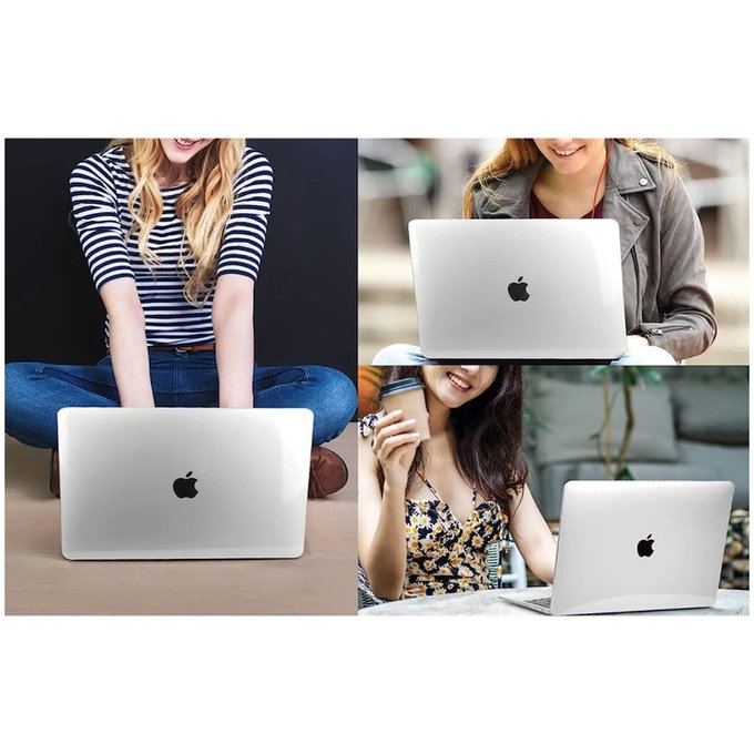 Hülle Smartshell für MacBook Air 15 M2-M5 2023-2026, Crystal Clear, Tech-Protect
