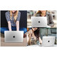 Hülle Smartshell für MacBook Air 15 M2-M5 2023-2026, Crystal Clear, Tech-Protect