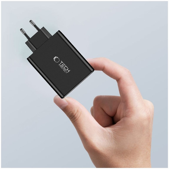 Netzladegerät NC100W-GAN 4-PORT PD 100W / QC3.0, weiß, Tech-Protect