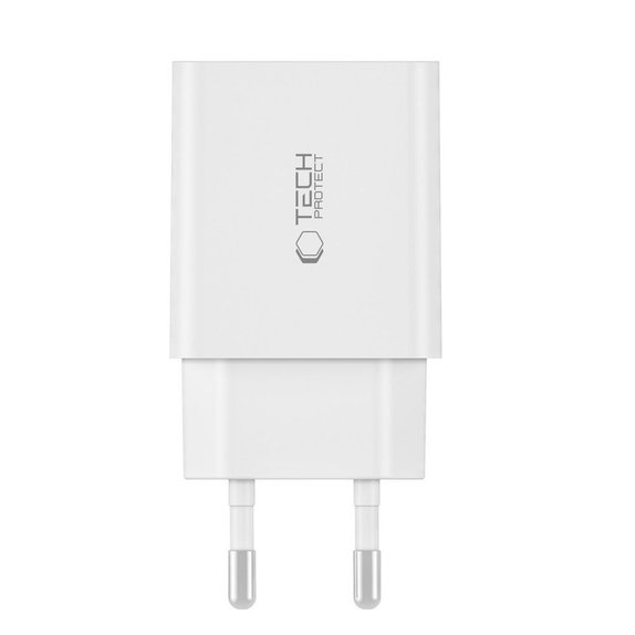 Netzladegerät C35W 2-PORT PD 35W, weiß, Tech-Protect