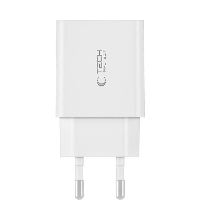 Netzladegerät C35W 2-PORT PD 35W, weiß, Tech-Protect