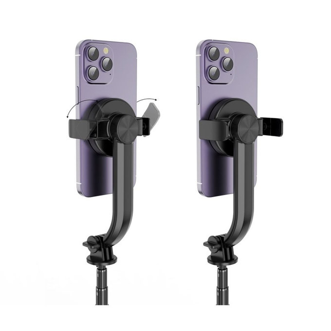 Selfie-Stick mit Stativ L04S MagSafe, schwarz, Tech-Protect