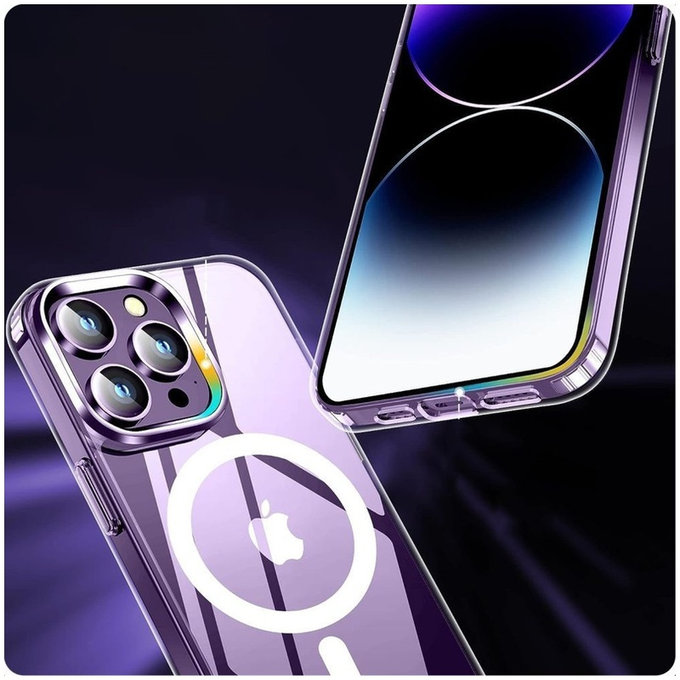 Hülle FlexAir Hybrid MagSafe für Samsung S24, transparent, Tech-Protect
