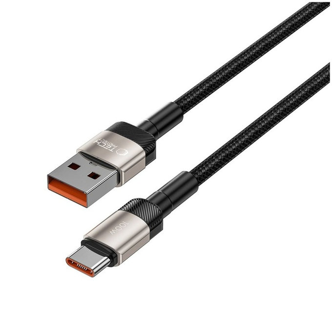 Kabel Ultraboost Evo USB-C Cable 100W/5A 200cm, Titanium, Tech-Protect