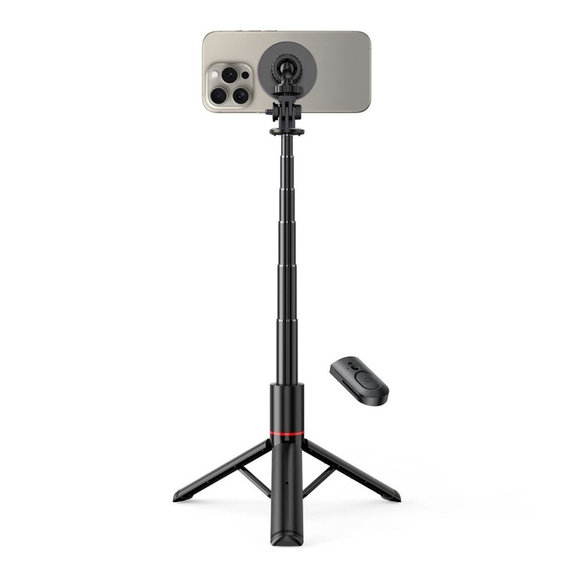 Selfie-Stick mit Stativ L06S MagSafe, schwarz, Tech-Protect