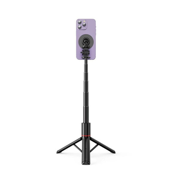 Selfie-Stick mit Stativ L06S MagSafe, schwarz, Tech-Protect