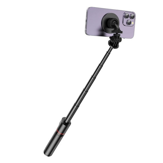Selfie-Stick mit Stativ L06S MagSafe, schwarz, Tech-Protect