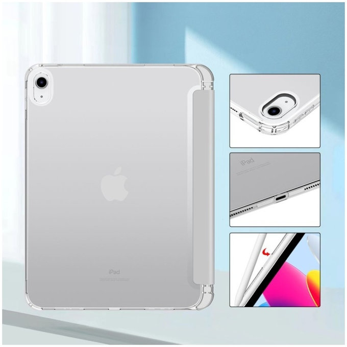 Hülle Sc Pen Hybrid für iPad 10.9" 10 / 2022 / 11" 11 / 2025, grau, Tech-Protect