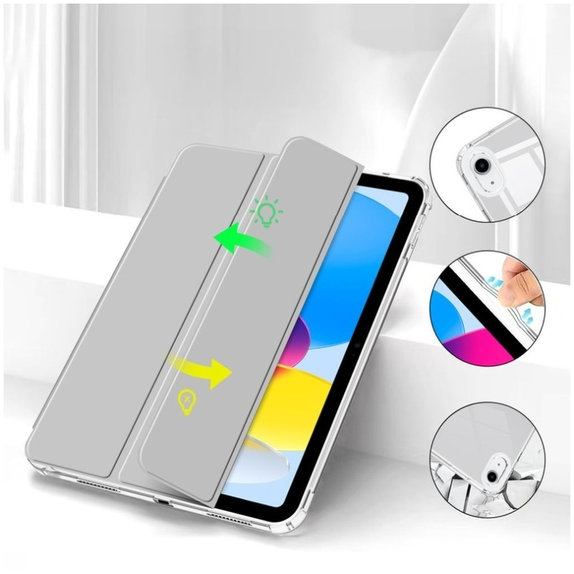 Hülle Sc Pen Hybrid für iPad 10.9" 10 / 2022 / 11" 11 / 2025, grau, Tech-Protect