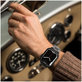 Armband Stainless Line für Apple Watch 8 / 9 / 10 / 11 / SE / Ultra (44 / 45 / 46 / 49 mm), Titanium/Orange, Tech-Protect