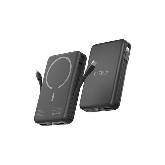 Powerbank PB31 Lifemag MagSafe 10000mAh, schwarz, Tech-Protect