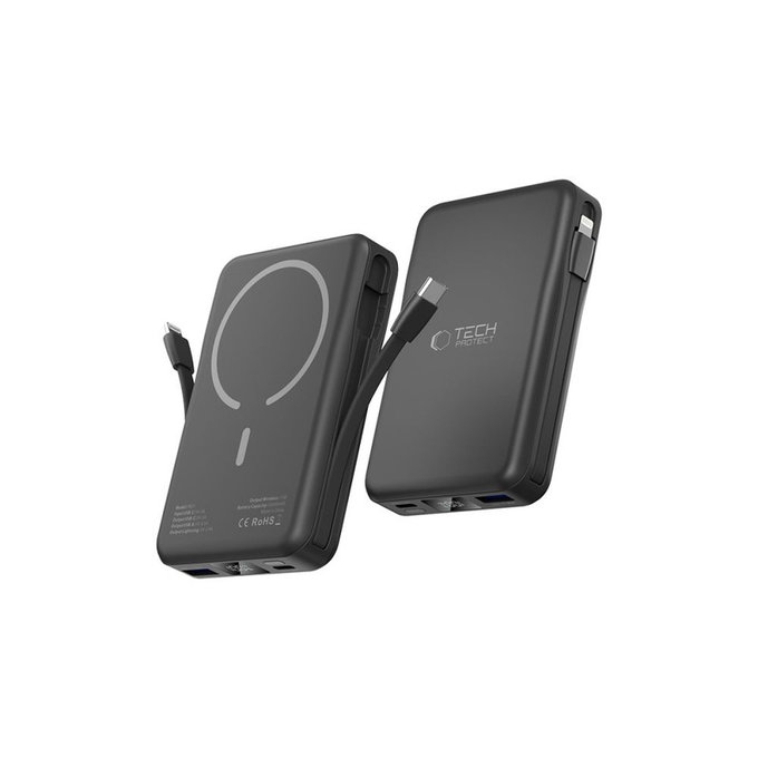 Powerbank PB31 Lifemag MagSafe 10000mAh, schwarz, Tech-Protect