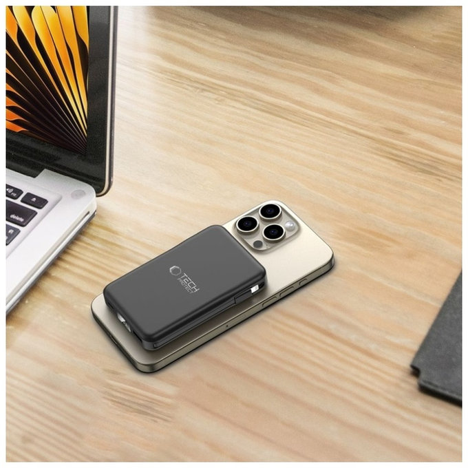 Powerbank PB31 Lifemag MagSafe 10000mAh, schwarz, Tech-Protect
