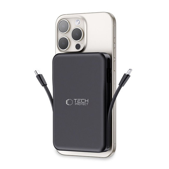 Powerbank PB31 Lifemag MagSafe 10000mAh, schwarz, Tech-Protect