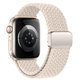 Armband Nylonmag für Apple Watch 8 / 9 / 10 / 11 / SE (40 / 41 / 42 mm), Natural Titanium, Tech-Protect