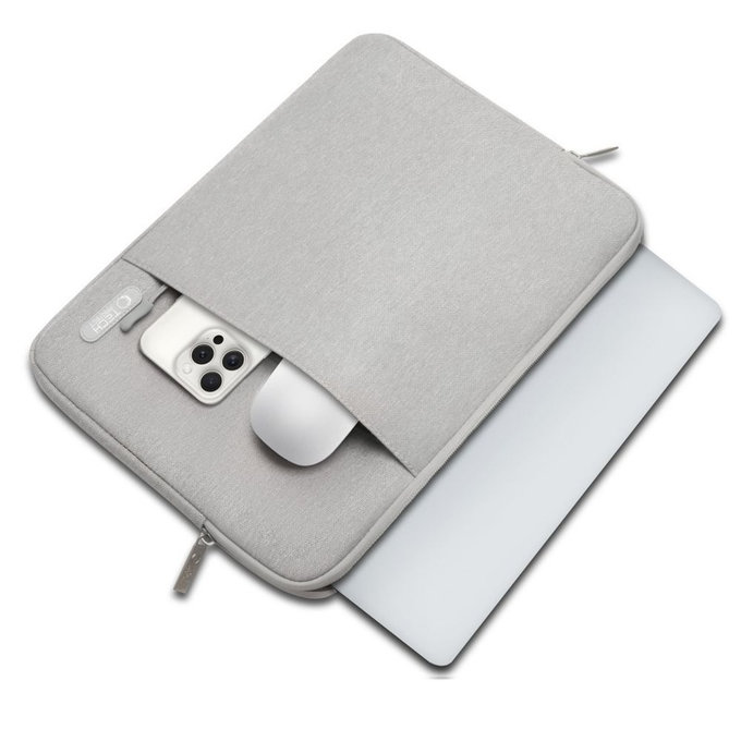 Laptop-Hülle Sleevy 13-14, Crayon Grey, Tech-Protect