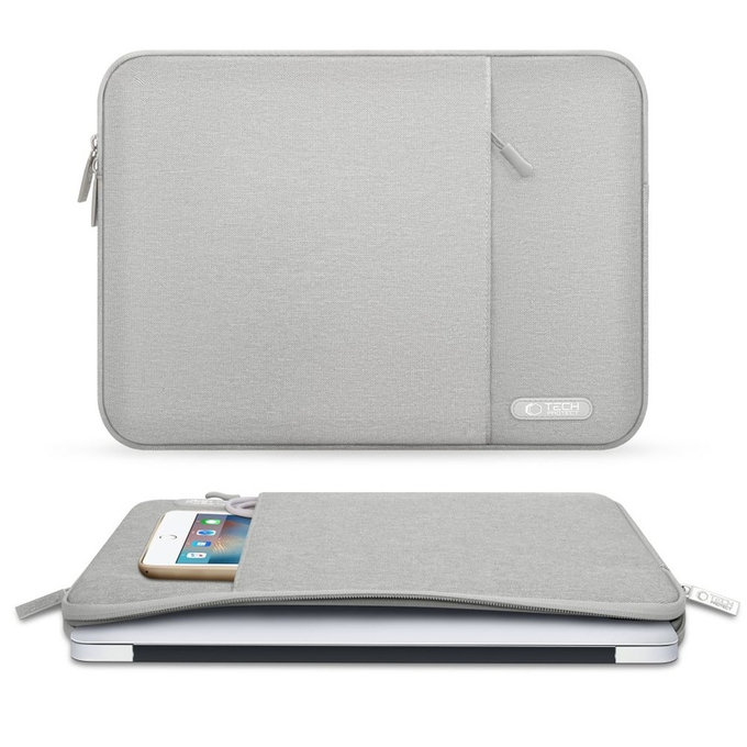 Laptop-Hülle Sleevy 13-14, Crayon Grey, Tech-Protect