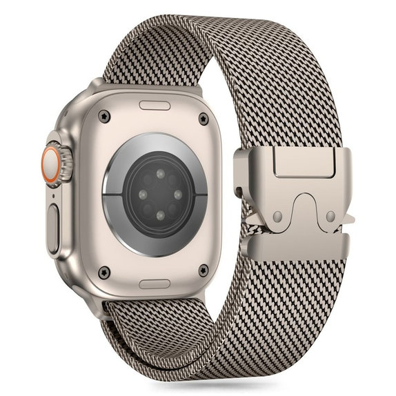 Armband Milano für Apple Watch 8 / 9 / 10 / 11 / SE / Ultra (44 / 45 / 46 / 49 mm), Titanium, Tech-Protect