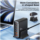 Netzladegerät DC80W-GAN 6-PORT PD 80W / QC3.0, schwarz, Tech-Protect