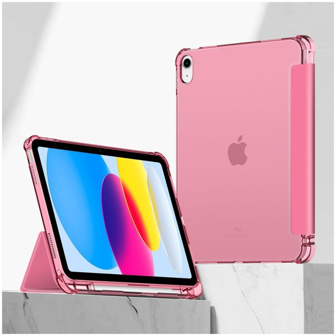 Hülle Sc Pen Hybrid für iPad 10.9" 10 / 2022 / 11" 11 / 2025, Crystal Magenta, Tech-Protect
