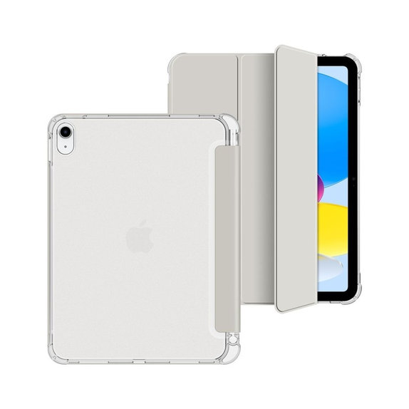 Hülle Sc Pen Hybrid für iPad 10.9" 10 / 2022 / 11" 11 / 2025, Crystal Silver, Tech-Protect
