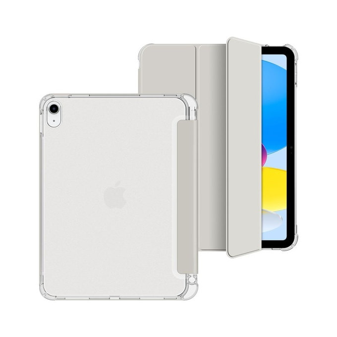Hülle Sc Pen Hybrid für iPad 10.9" 10 / 2022 / 11" 11 / 2025, Crystal Silver, Tech-Protect