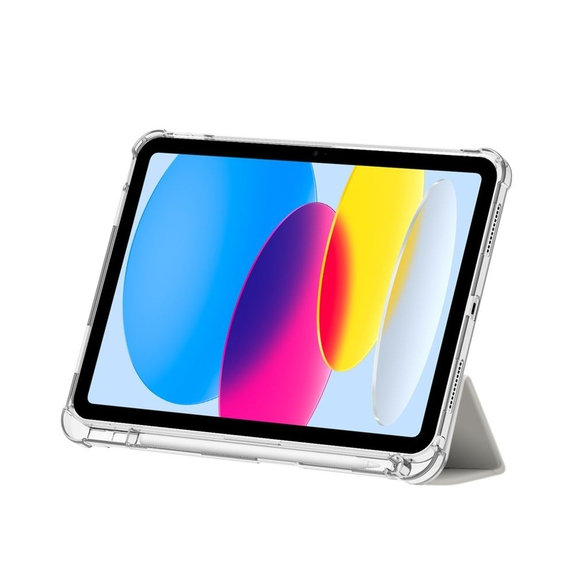 Hülle Sc Pen Hybrid für iPad 10.9" 10 / 2022 / 11" 11 / 2025, Crystal Silver, Tech-Protect